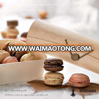 Order! Balsa wooden very thin macarons box,free wooden gift box sample,wooden candy box