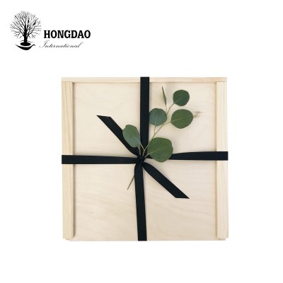 HONGDAO photo box storage packaging wooden photo album box