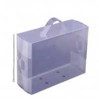 Factory Price Clear PP Plastic Transparent  Sneaker Shoes Boxes Made In China