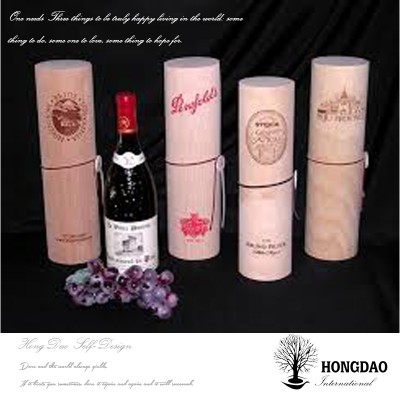 HONGDAO wine anniversary box for wine accessories gifts and wine bag bag in box with bottle crate