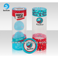 Plastic packaging tube packaging pet pvc cylinder container small custom gift box